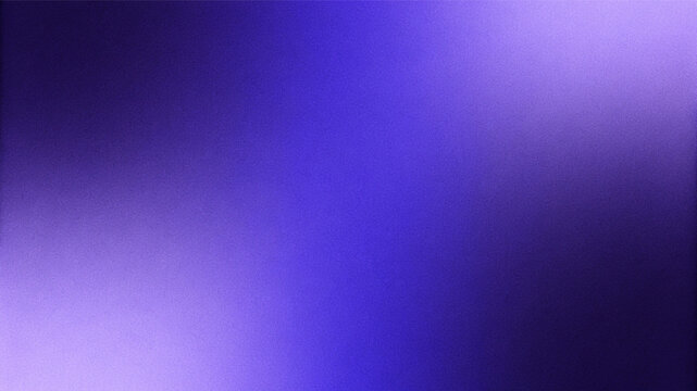 Purple blue violet gradient background with soft blur, grainy noise texture and vintage light effect, abstract retro grunge pattern with copy space for wallpapers