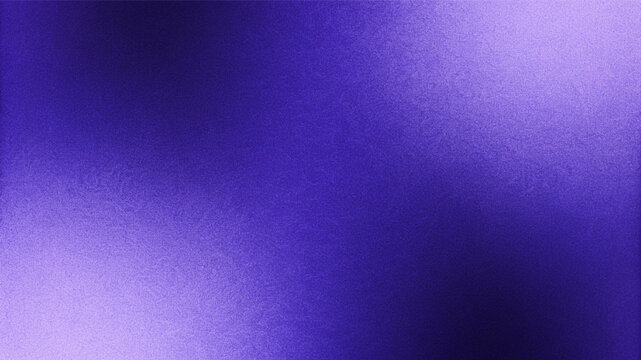Purple blue violet gradient background with soft blur, grainy noise texture and vintage light effect, abstract retro grunge pattern with copy space for wallpapers