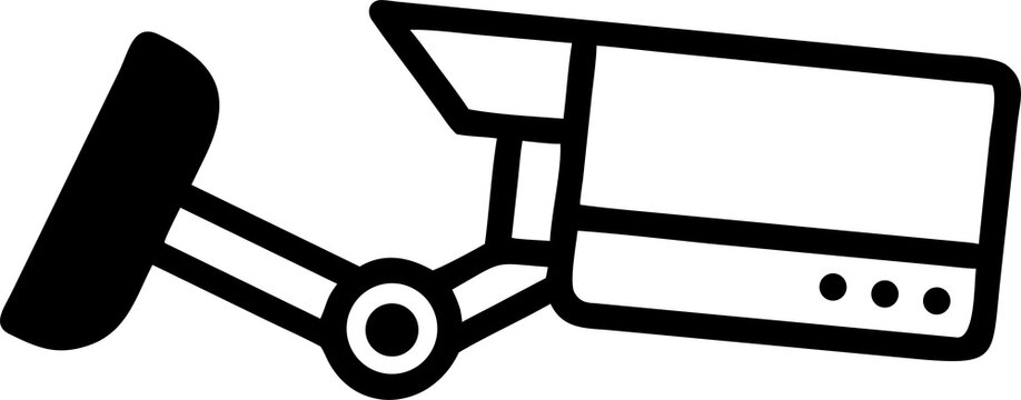 Cc tv safety camera icon vector symbol design illustration