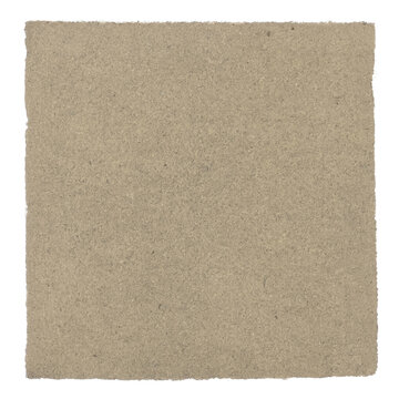Recycled kraft paper fiber texture isolated as an eco friendly natural cardboard background with organic pulp surface