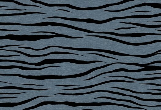 Abstract Zebra Stripe Texture Background - Seamless Animal Print Pattern