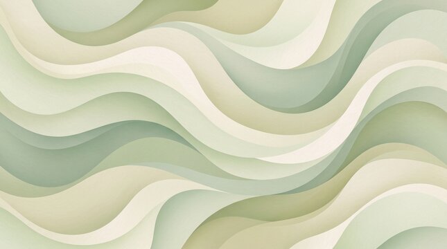Abstract wavy pattern with soft pastel colors and organic shapes