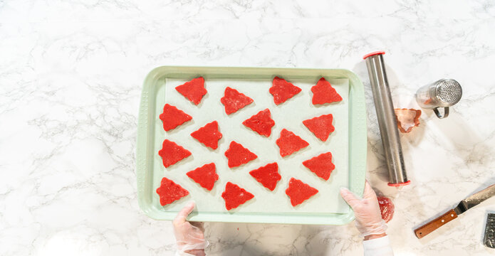 Festive Red Gingerbread Cookies for the Holidays