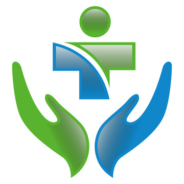 Medical crare brand logo design