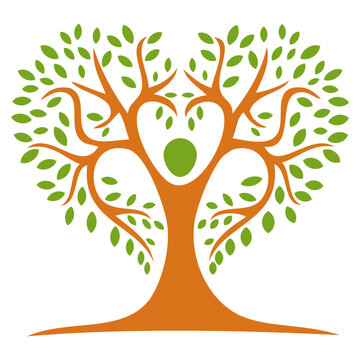 Health tree logo design and branding