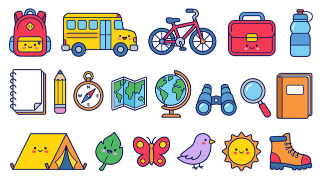 School lunch stickers, children&rsquo;s stationery, planner graphics, lunchbox designs, educational materials, printable products.