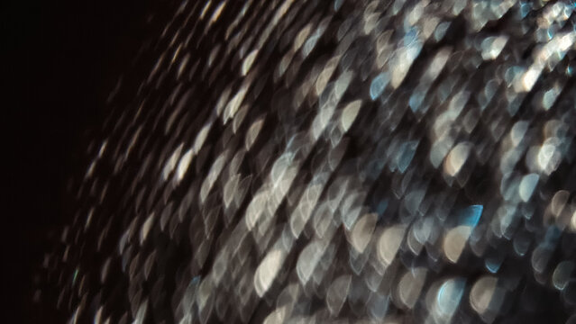 Silver Bokeh Scale Pattern Backdrop