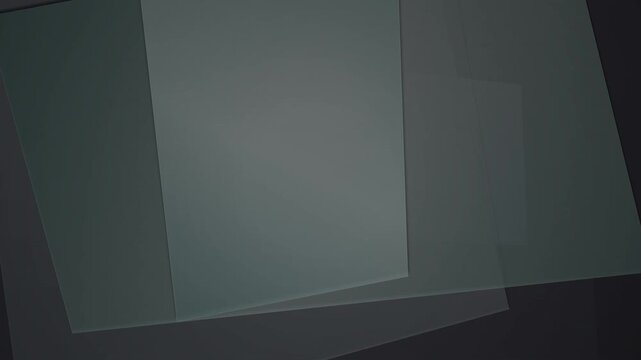 Gray paper sheets stacked together.