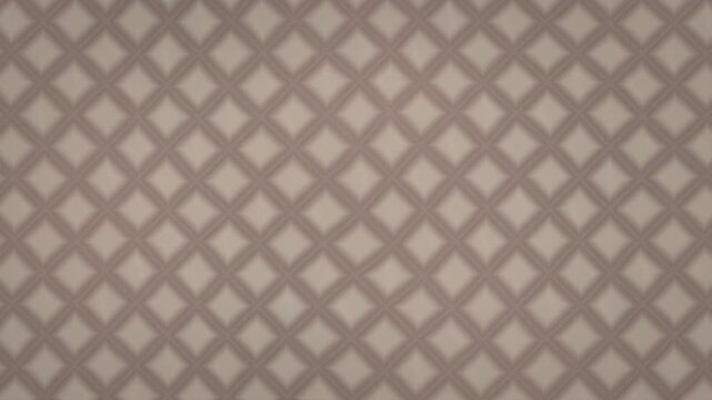 Seamless Looping Beige Diamond Pattern Shifting in Soft Focus Organic Motion