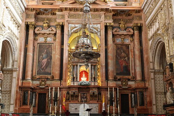 Obraz premium Altar in the Cathedral of Seville, Andalusia, Spain