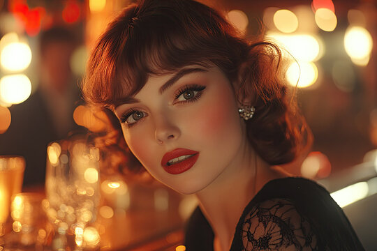 Where Powder Meets Light in a Glamorous Cabaret