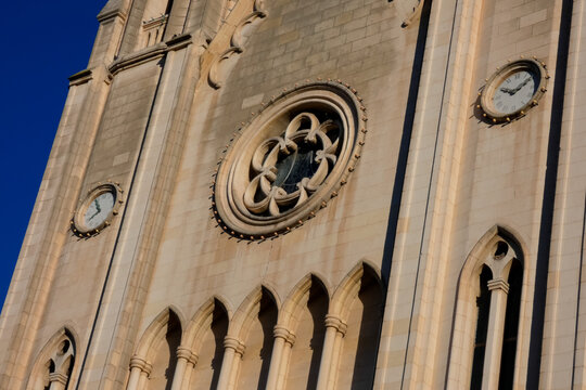 Balluta parish church gothic revival architecture sliema malta