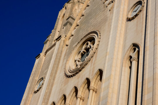 Balluta parish church gothic revival architecture sliema malta