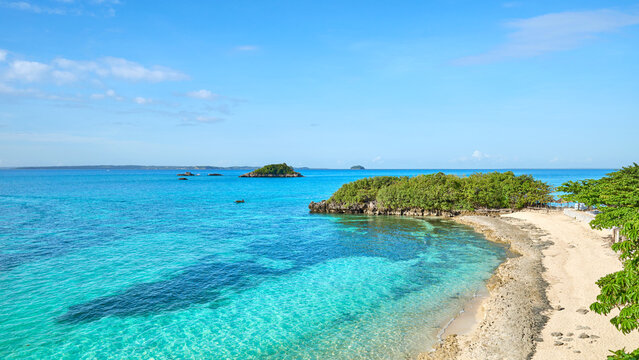 The coast of Malapascua Island, Philippines.