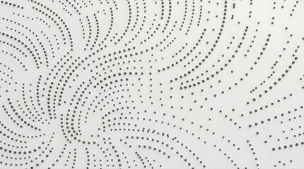 Naklejka premium Abstract Art Pattern Featuring Dark Geometric Dot Clusters on White Background