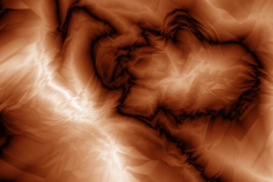 Abstract background with smooth flowing waves of warm brown and dark earthy tones for artistic design projects