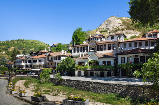 A view of the ancient town of Melnik in Bulgaria.