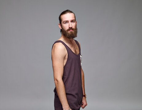 Portrait of man with full beard