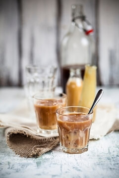 Thai iced tea with black ceylon tea and sweet condensed milk