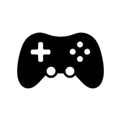 Game controller silhouette icon with simple and modern design. © Guntur
