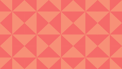 Fototapeta premium Delicate seamless pinwheel windmill pattern in red orange, geometric vector background for print and digital paper