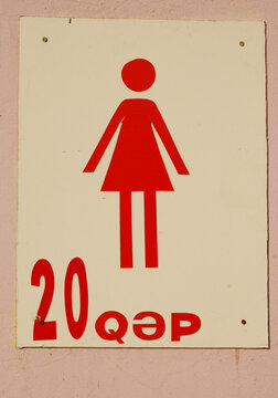 Azerbaijan, Baku, toilette for women