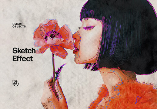 Sketch Effect For Poster And Social Media Design