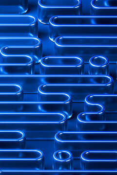 3D Blue Geometric Network