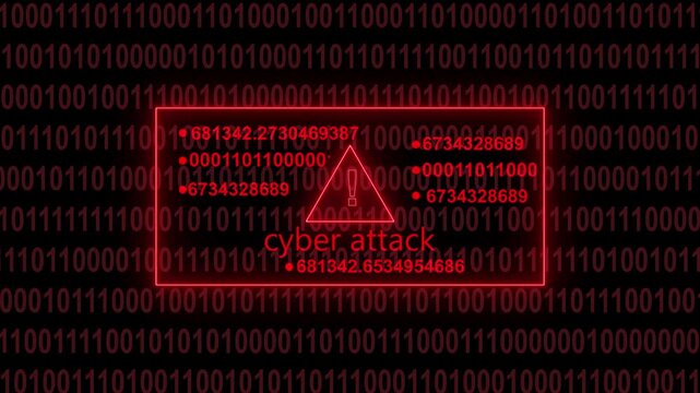 Digital glitch effect overlaying a red warning sign within a code editor displaying  syntax and system status messages creating a cybersecurity alert concept