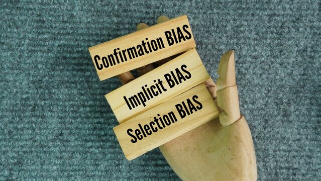 What are the big 3 biases? confirmation bias, implicit bias, and selection bias word. These patterns skew how people process information, make judgments, and conduct research. 