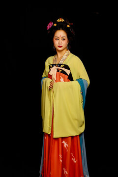 Eastern classical costume culture portrait photography