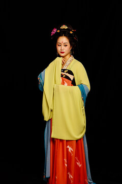 Eastern classical costume culture portrait photography