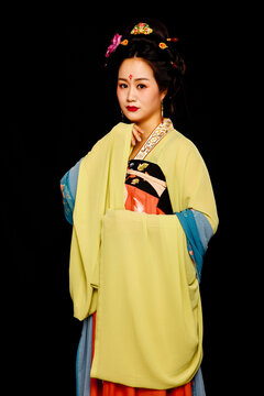 Eastern classical costume culture portrait photography