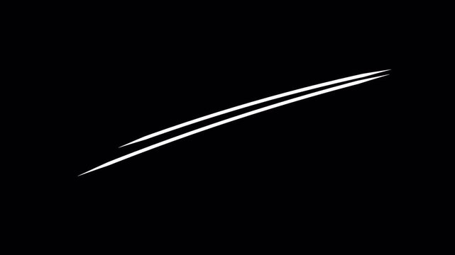 underline highlighter animation on alpha channel