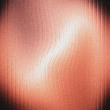 Soft salmon grainy blur, subtle vertical undulation, luminous central glow, warm peach gradient fade, ideal for elegant web headers.