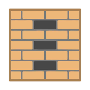 Brick wall pattern