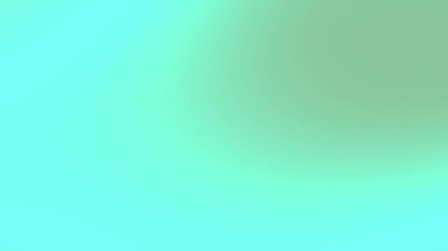Cyan and light green liquid background animation