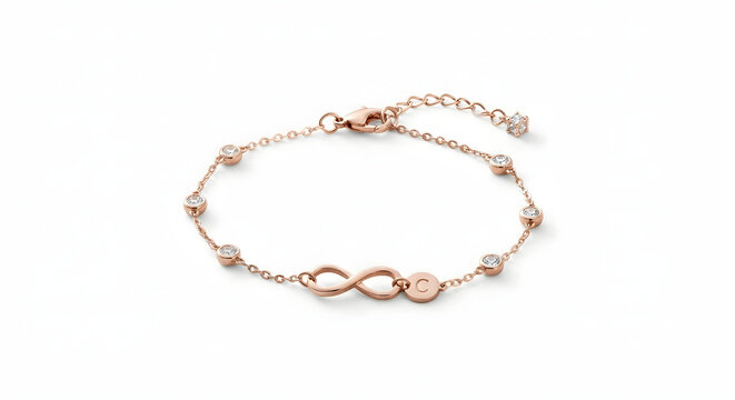 A bracelet on white