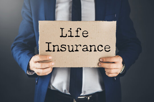 Life Insurance text on paper