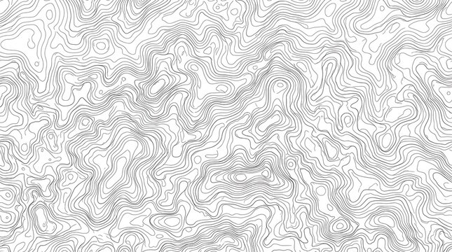 Abstract white squiggly lines pattern, flowing curved stroke texture, seamless vector background design, elegant wavy zentangle graph for printing