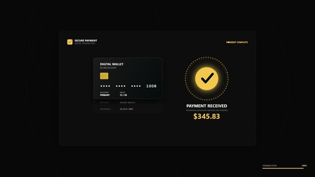 Digital payment processing with secure online financial transaction authorization and receipt