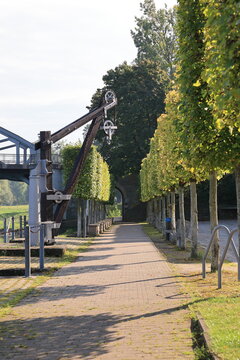 Blick in die Altstadt von Rinteln im Weserbergland	