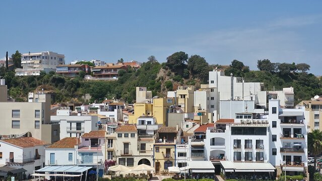 Landscape and detail of Blanes, Catalonia, Spain