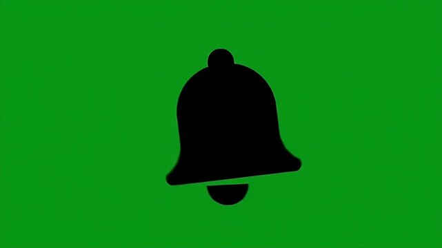 Notification bell icon animation for social media and digital user interface