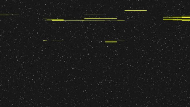 Dark film cinematic texture featuring intermittent horizontal static lines and fine noise for retro video overlays in 4K video.