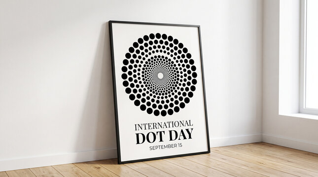 International Dot Day September 15 creativity courage collaboration concentric dots geometric design art education inspiration imagination resilience unity awareness   generative ai