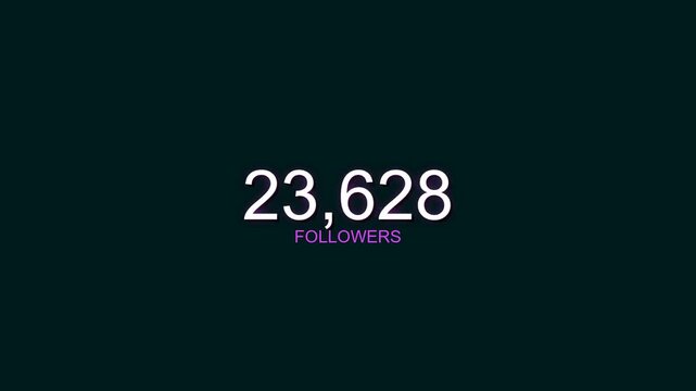 Followers count displays twenty three thousand six hundred twenty eight on a dark background.