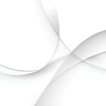 Minimalist Abstract Wave Background with Soft Grey Gradients