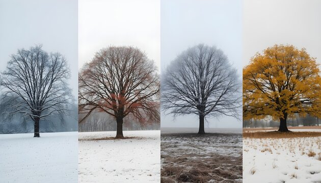  day of winter's snowy landscape