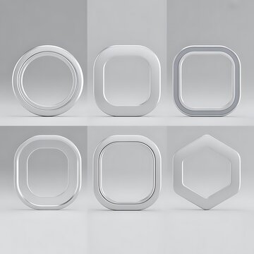 Blank 3D Avatar Frame Collection